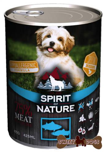 Spirit of Nature Hypoallergenic DOG (Tuna & Salmon) 415g