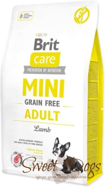 Brit Care 2kg Adult Grain Free Mini Lamb