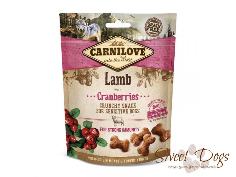 Carnilove Dog Crunchy Snack Lamb & Cranberries- Bárány 