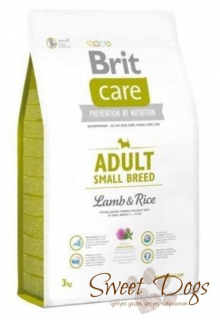 Brit Care 3kg Adult Small Breed Lamb Rice