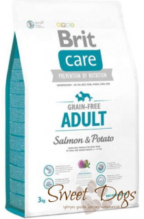      Brit Care 3kg GRAIN FREE Adult Salmon Potato 